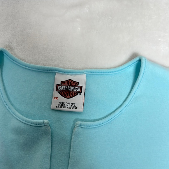 Harley-Davidson Blue Willie G Short Sleeve Tee - Picture 3 of 9